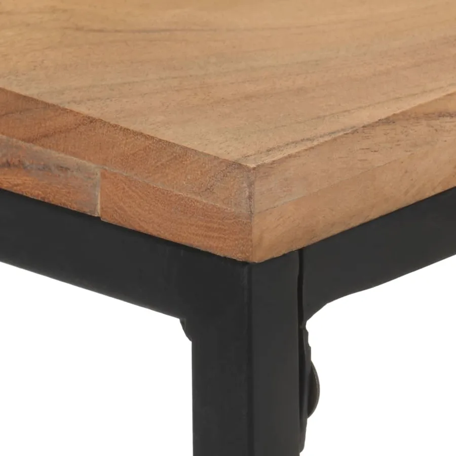 Table console 110x35x75 cm Bois d'acacia massif - 4