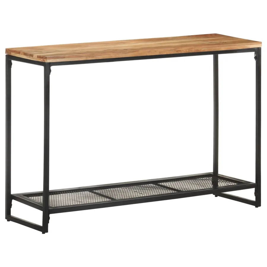 Table console 110x35x75 cm Bois d'acacia massif - 8