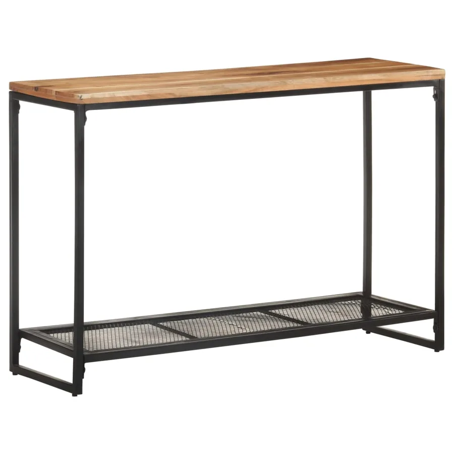 Table console 110x35x75 cm Bois d'acacia massif - 9