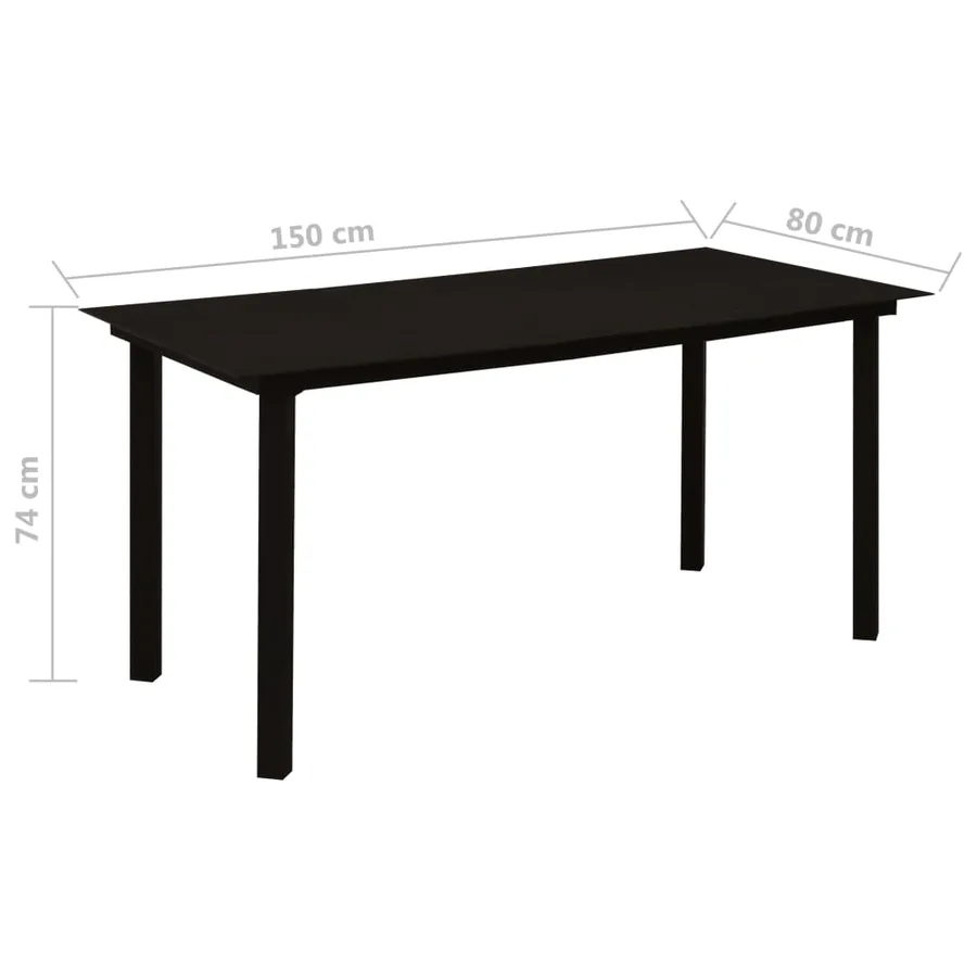 Ensemble à manger de jardin 5 pcs - 14
