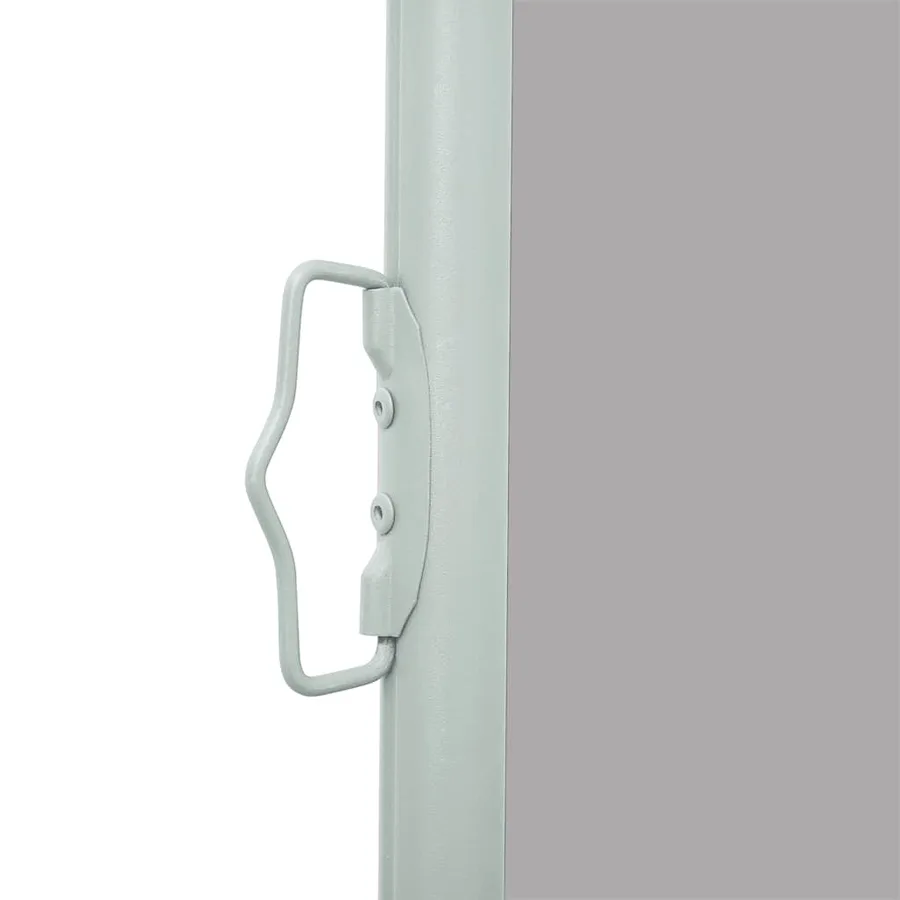 Auvent latéral rétractable de patio 120x500 cm Gris - 9