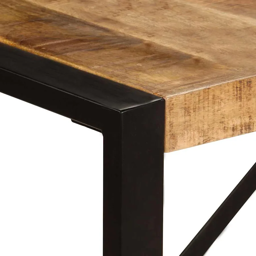 Table à manger 220x100x75 cm Bois de manguier massif - 3