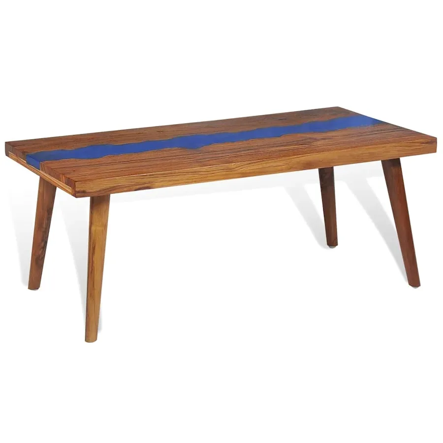 Table basse Teck Résine 100x50x40 cm - 8