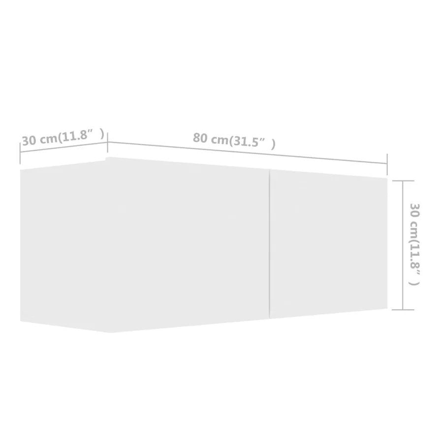 Ensemble de meubles TV 8 pcs Blanc Bois d'ingénierie - 10