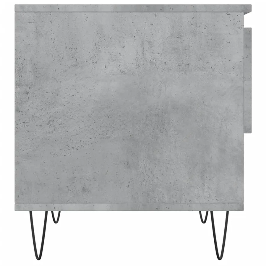 Tables basses 2 pcs gris béton 50x46x50 cm bois d'ingénierie - 8