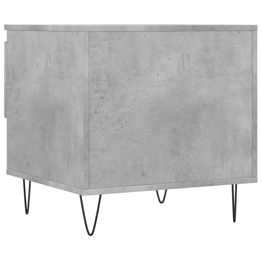 Tables basses 2 pcs gris béton 50x46x50 cm bois d'ingénierie - 9