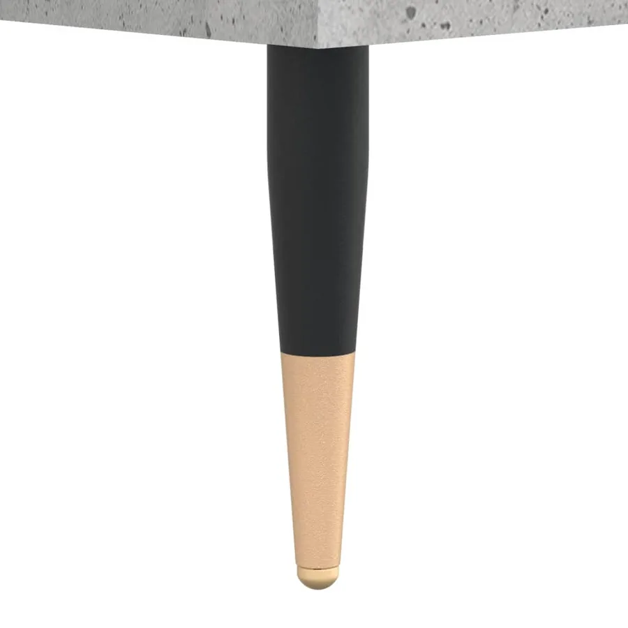 Buffet haut Gris béton 60x36x110 cm Bois d'ingénierie - 9