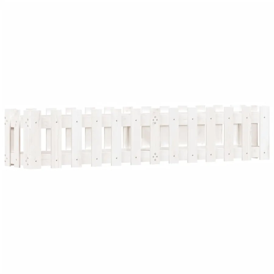 Lit surélevé de jardin design de clôture 150x30x30cm pin massif - 2