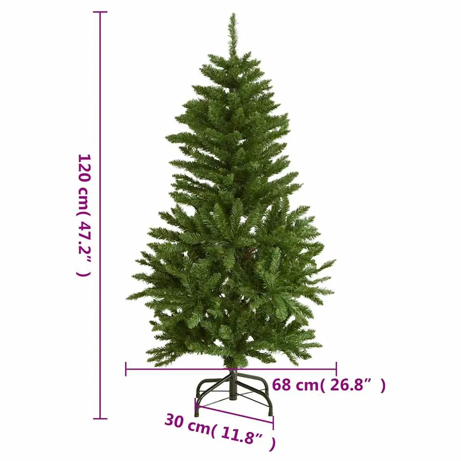 Sapin de Noël artificiel articulé 150 LED et boules 120 cm - 16