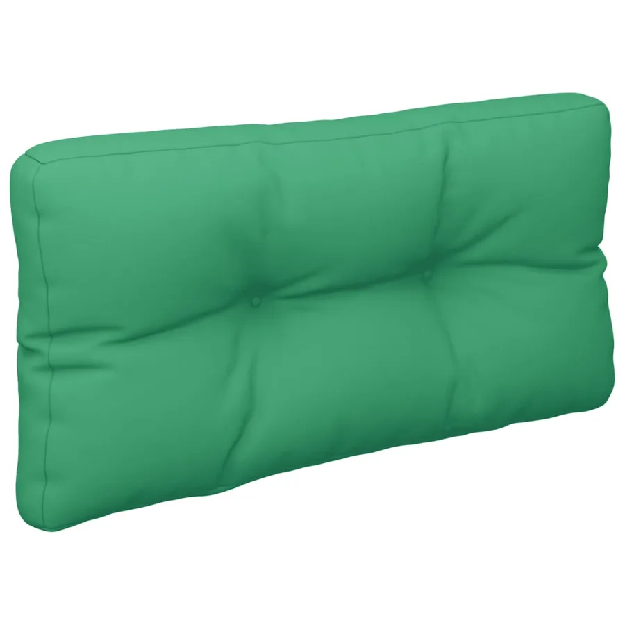 Coussins de palette lot de 2 vert tissu - 5