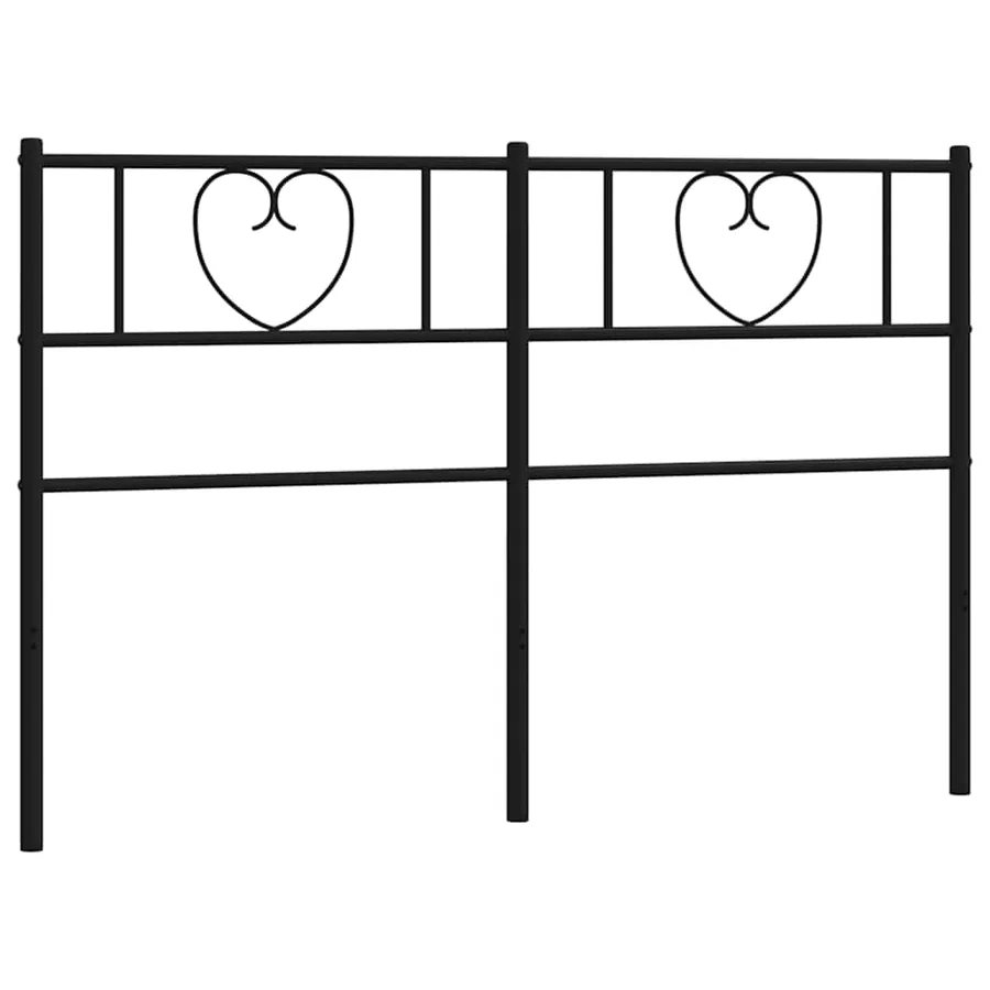 Tête de lit de remplacement métal noir 120 cm - 3