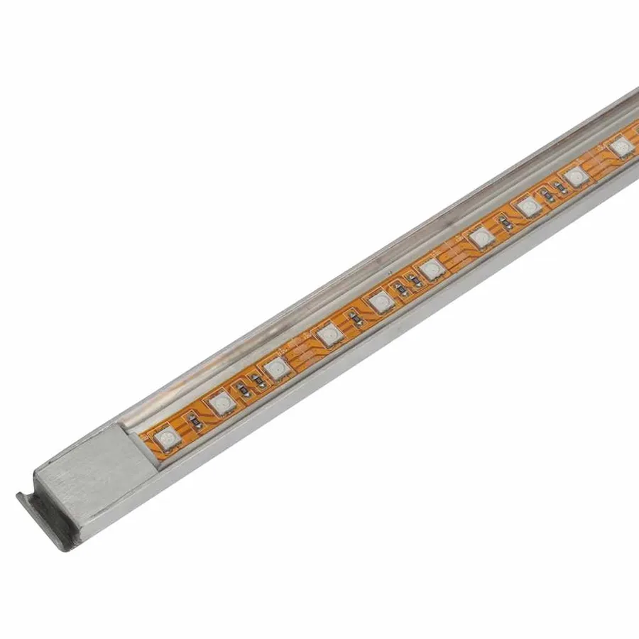 Lame d'eau rectangulaire à LED 45 cm en acier inoxydable pour piscine - 4