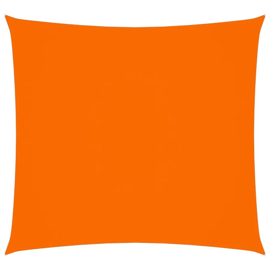 Voile de parasol tissu oxford carré 4,5x4,5 m orange - 2