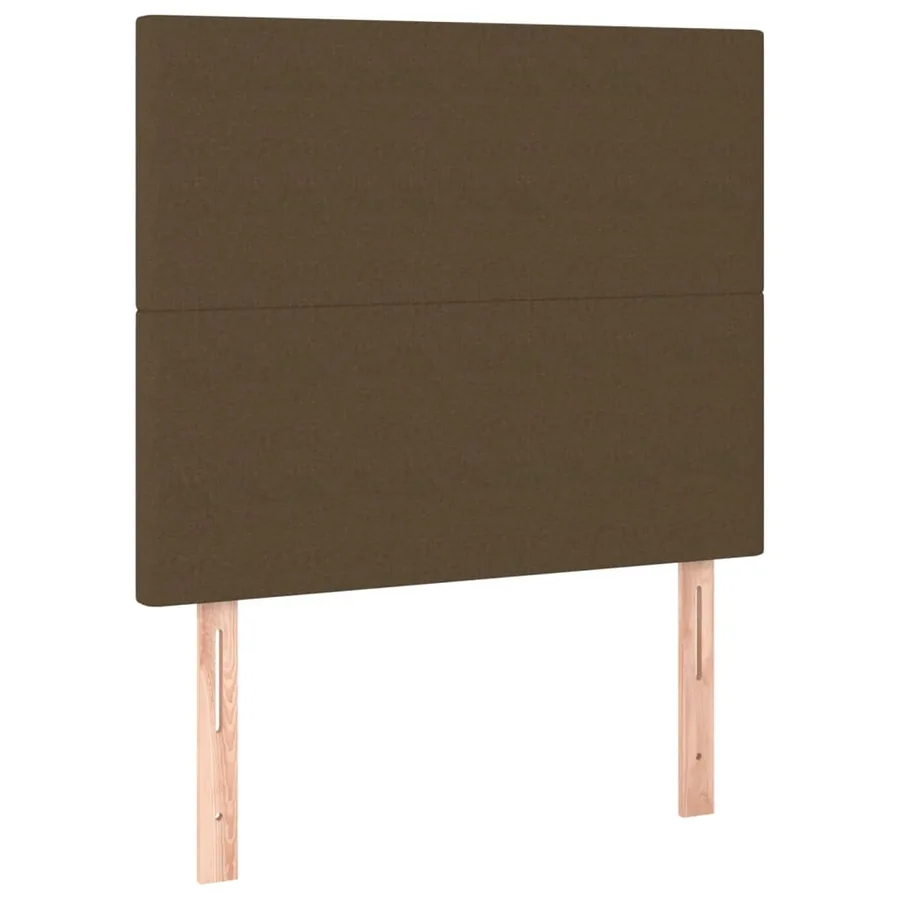 Sommier à lattes de lit avec matelas Marron foncé 90x200 cm - 5