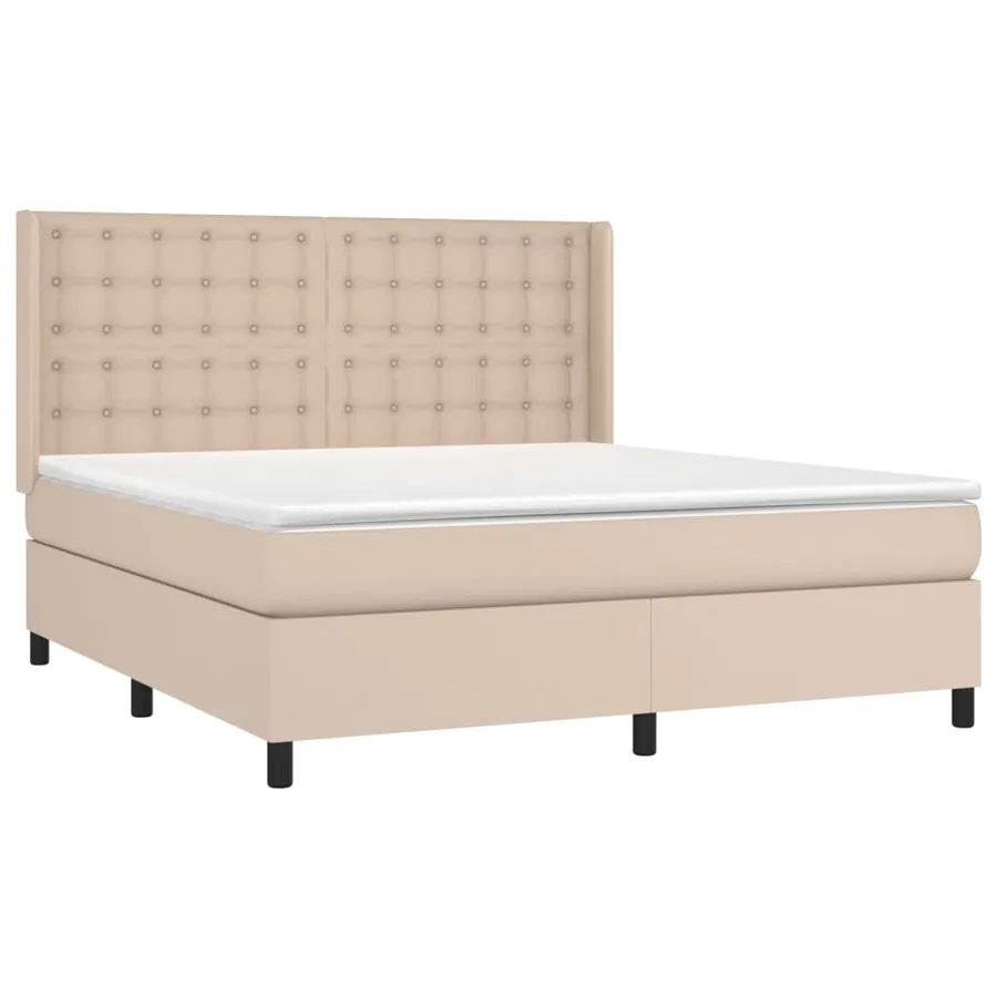 Sommier à lattes de lit matelas LED Cappuccino 160x200 cm - 4