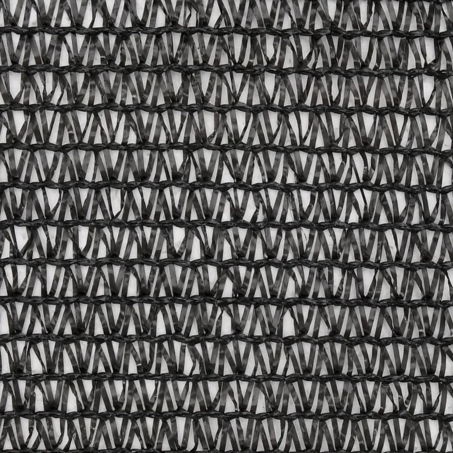Filet brise-vue PEHD 1,5 x 25 m Noir - 3