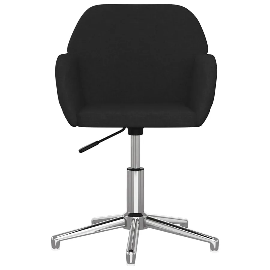 Chaises pivotantes à manger lot de 2 Noir Tissu - 4