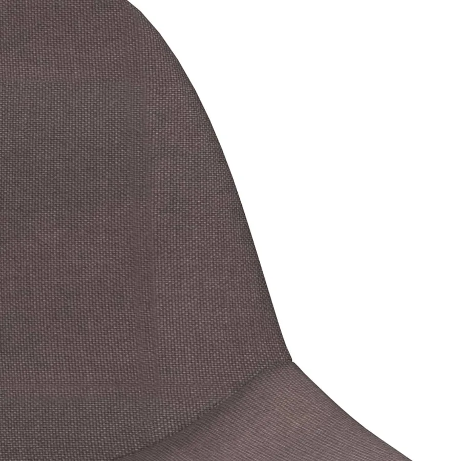 Tabourets de bar lot de 2 taupe tissu - 6