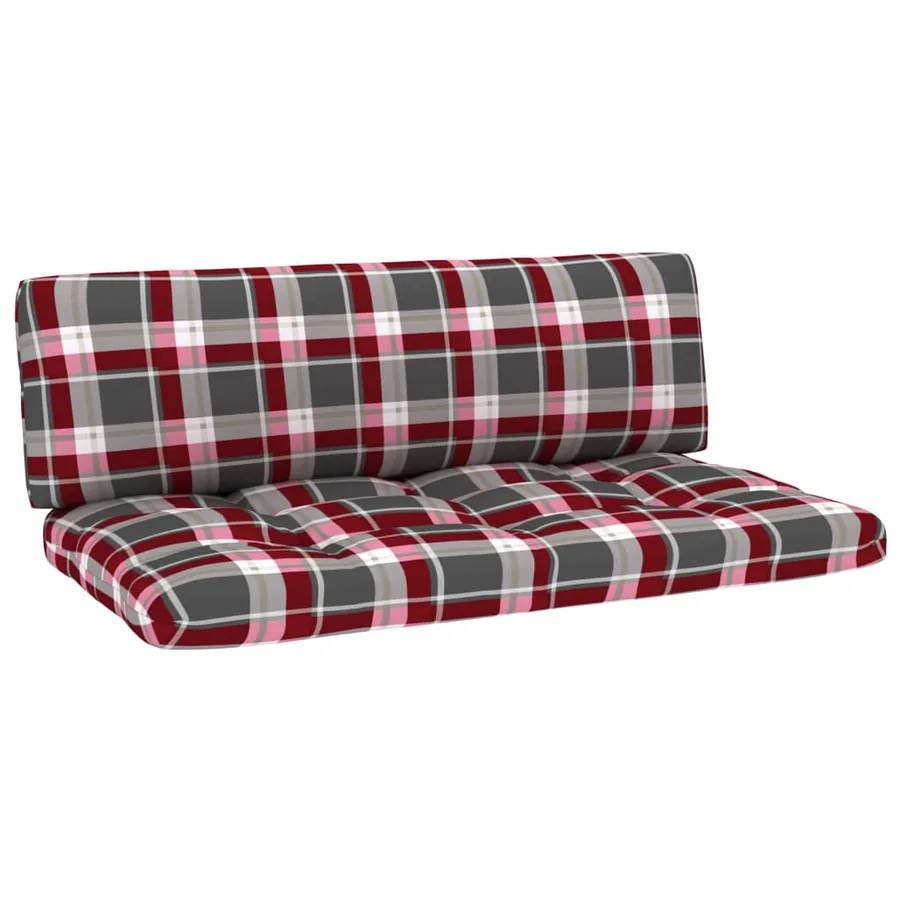 Salon de jardin palette 6pcs avec coussins Bois de pin imprégné - 7