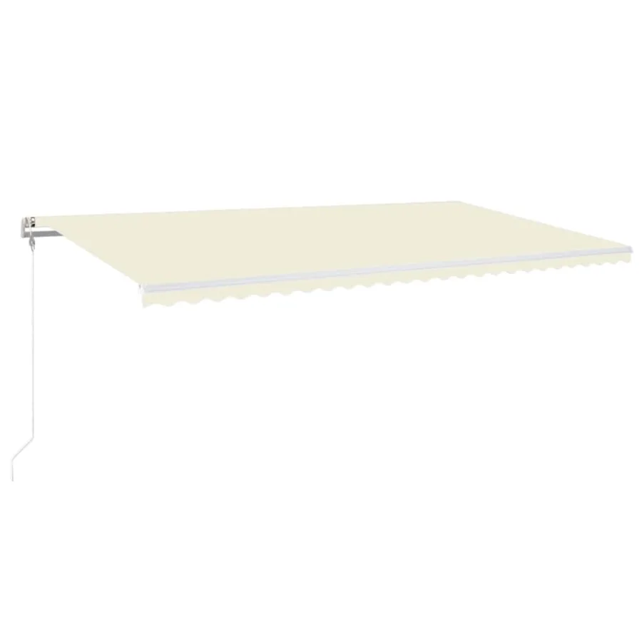 Auvent rétractable automatique 600x300 cm Crème - 2
