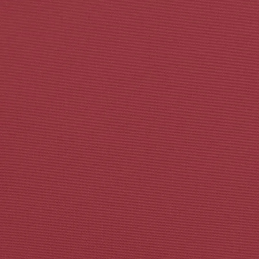 Coussin rond rouge bordeaux Ø 60 x11 cm tissu oxford - 6