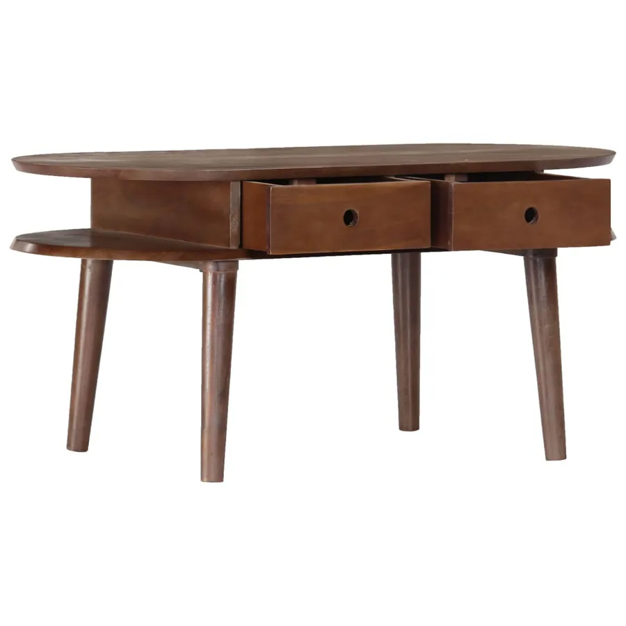 Table basse 100x50x46 cm Bois d'acacia solide - 2