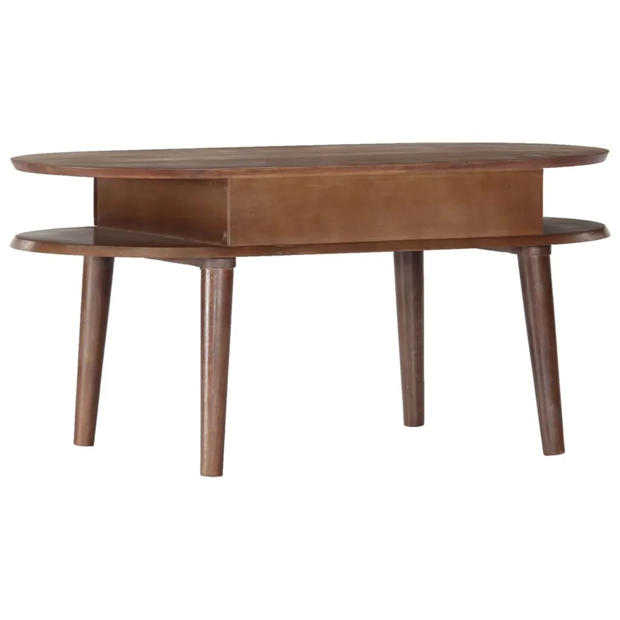 Table basse 100x50x46 cm Bois d'acacia solide - 3