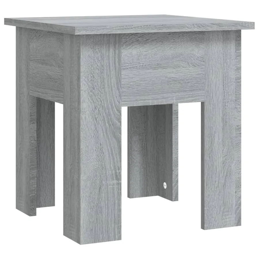 Table basse Sonoma gris 40x40x42 cm Bois d'ingénierie - 2