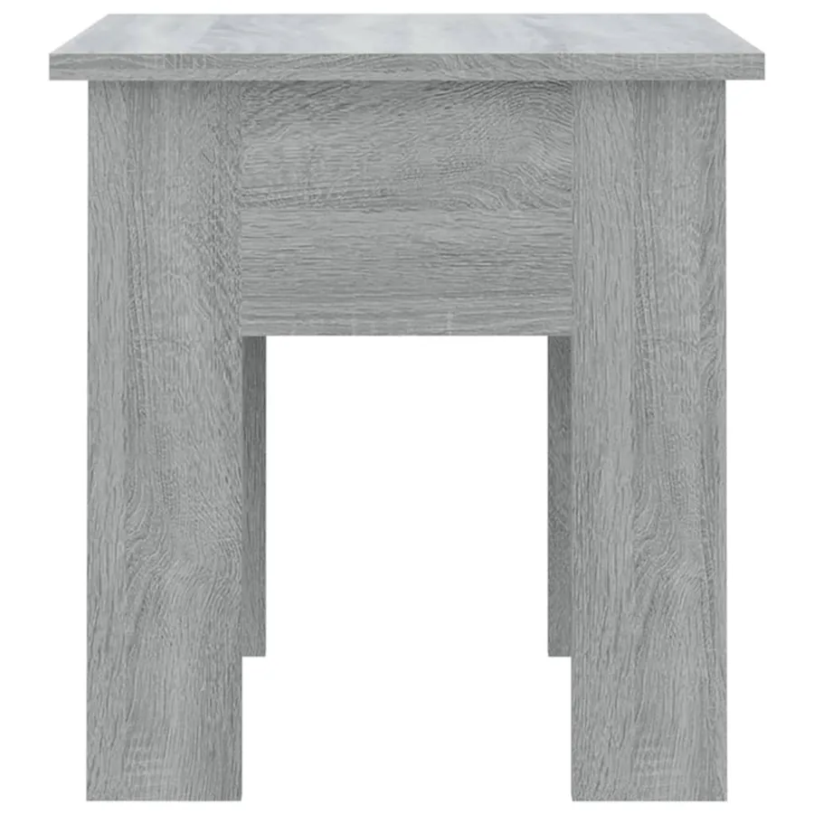 Table basse Sonoma gris 40x40x42 cm Bois d'ingénierie - 5