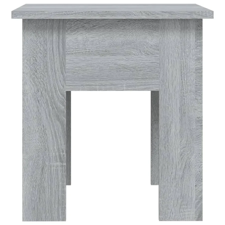 Table basse Sonoma gris 40x40x42 cm Bois d'ingénierie - 6