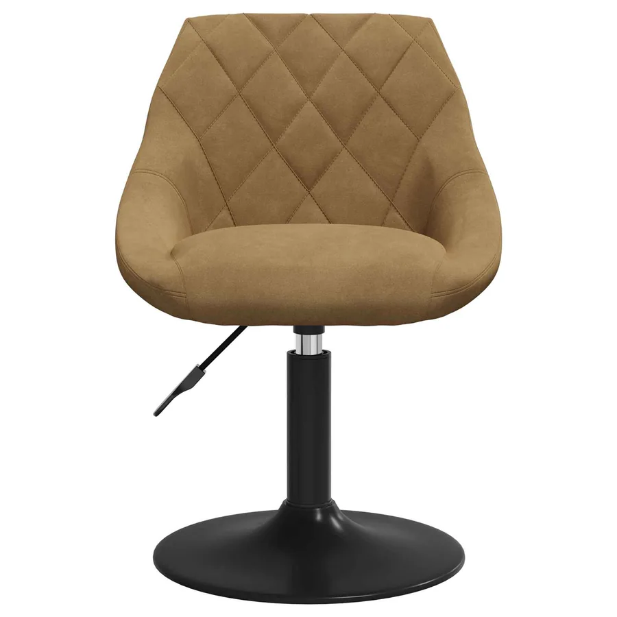 Chaises de salle à manger pivotantes 2 pcs Marron - 4
