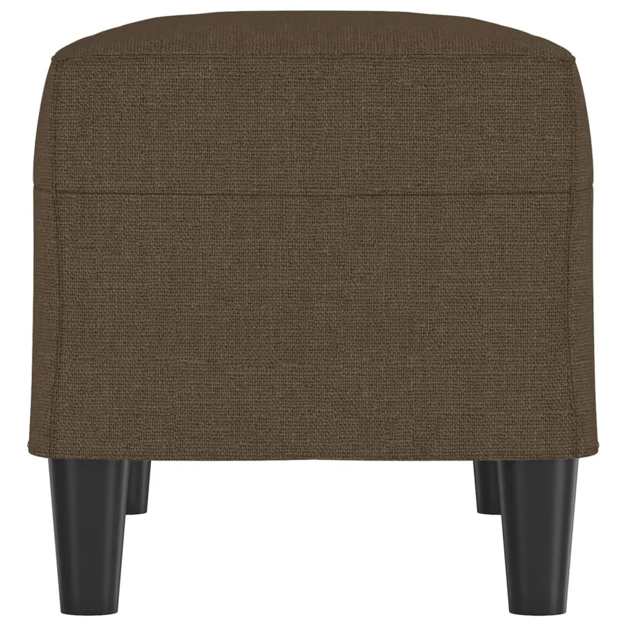 Banc Marron 70x35x41 cm Tissu - 4