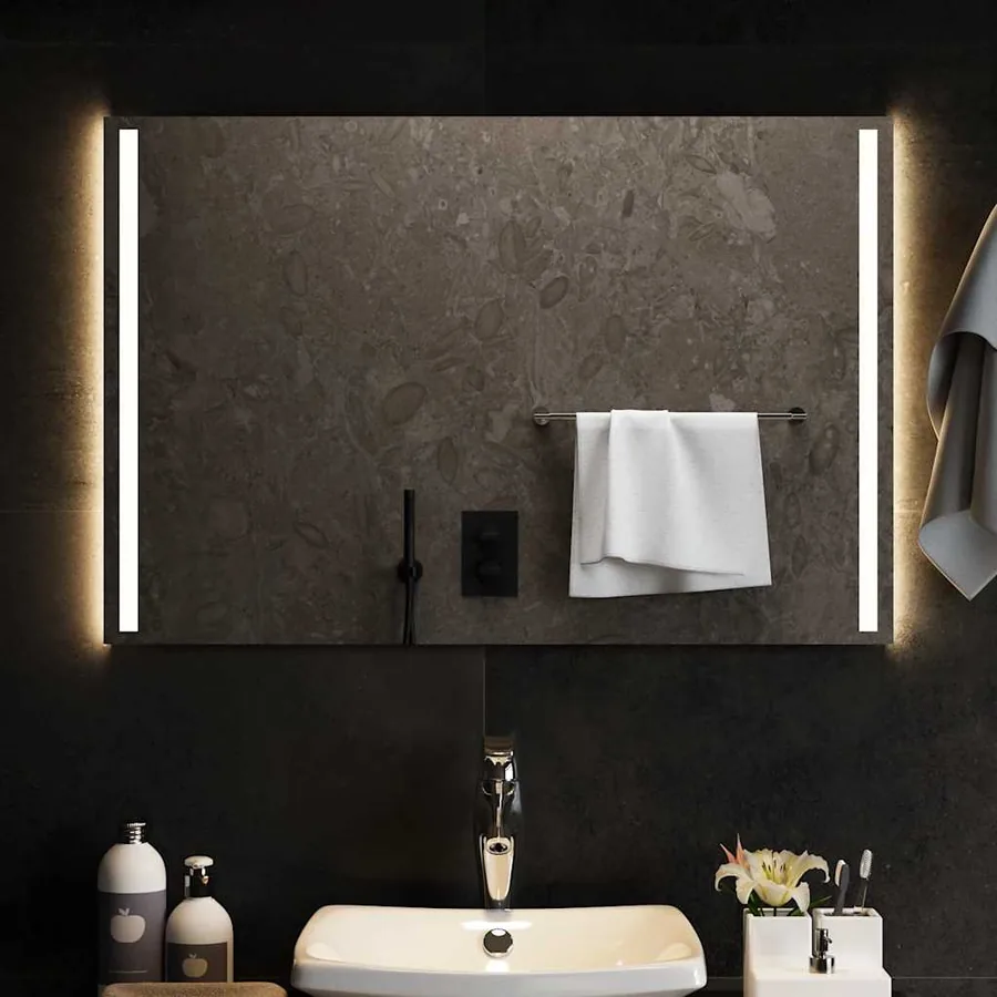 Miroir de salle de bain à LED 90x60 cm