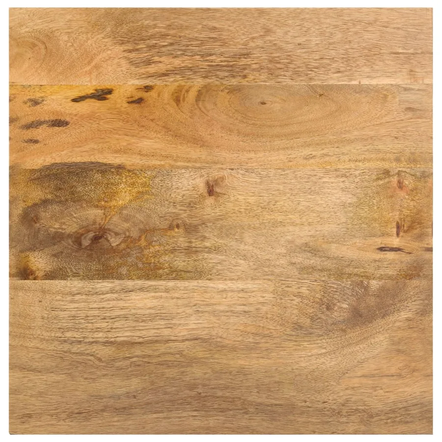 Table d'appoint 43 x 43 x 40 cm Bois de manguier massif - 3