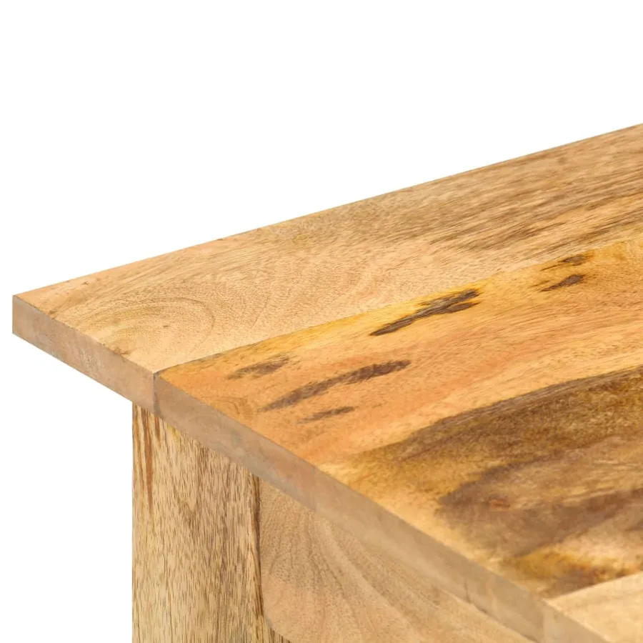Table d'appoint 43 x 43 x 40 cm Bois de manguier massif - 4