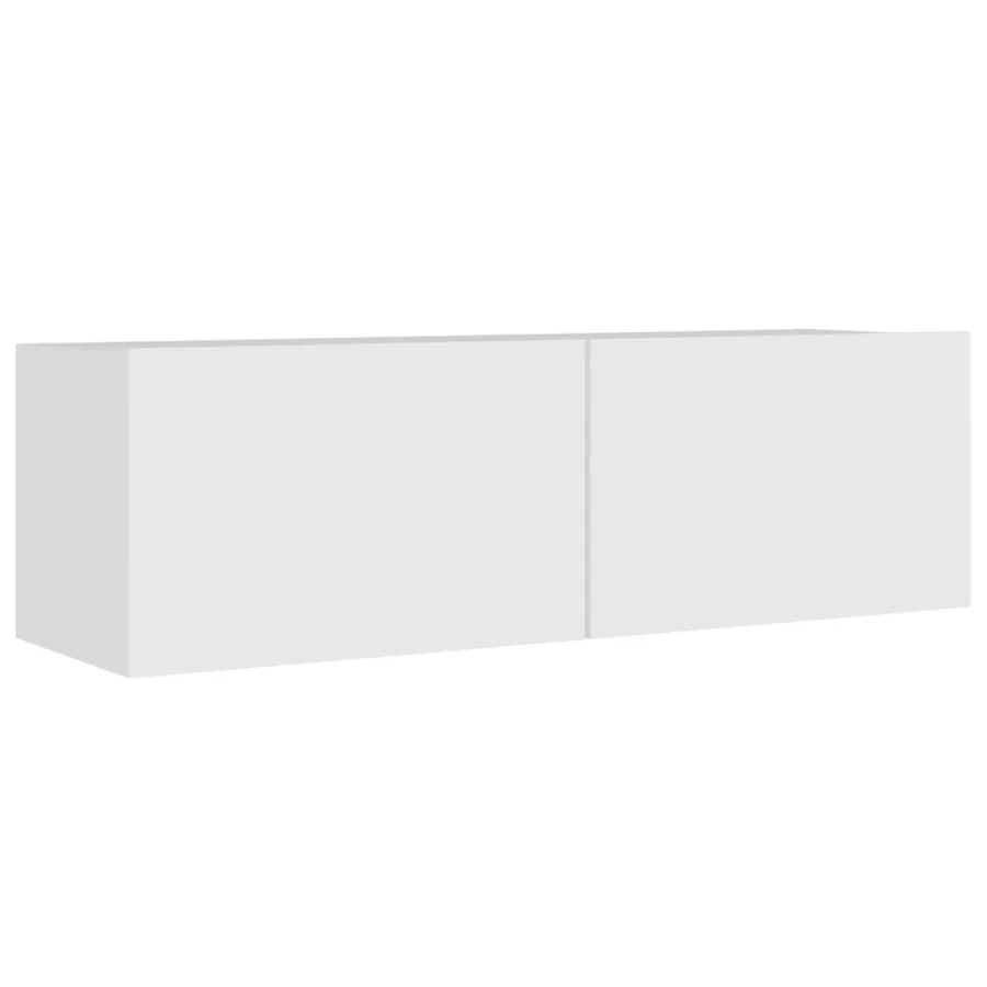 Ensemble de meubles TV 8 pcs Blanc Bois d'ingénierie - 4