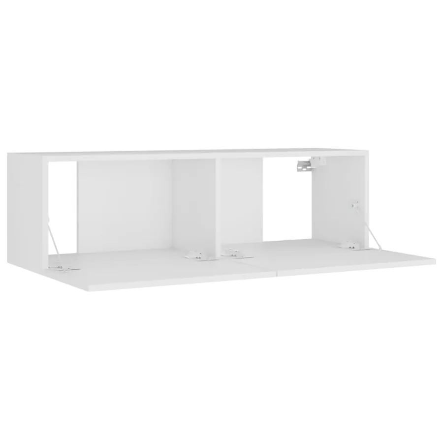 Ensemble de meubles TV 8 pcs Blanc Bois d'ingénierie - 5