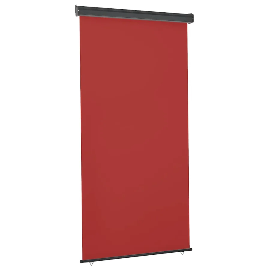 Auvent latéral de balcon 125x250 cm Rouge
