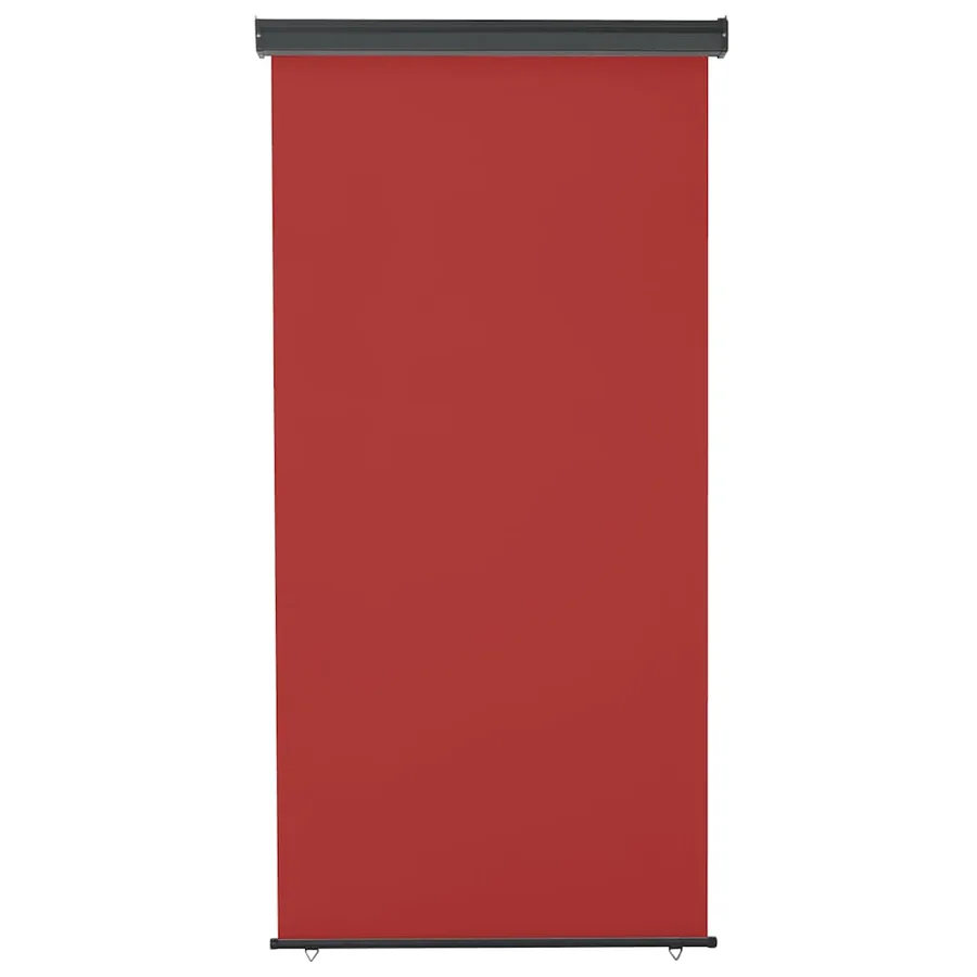 Auvent latéral de balcon 125x250 cm Rouge - 2