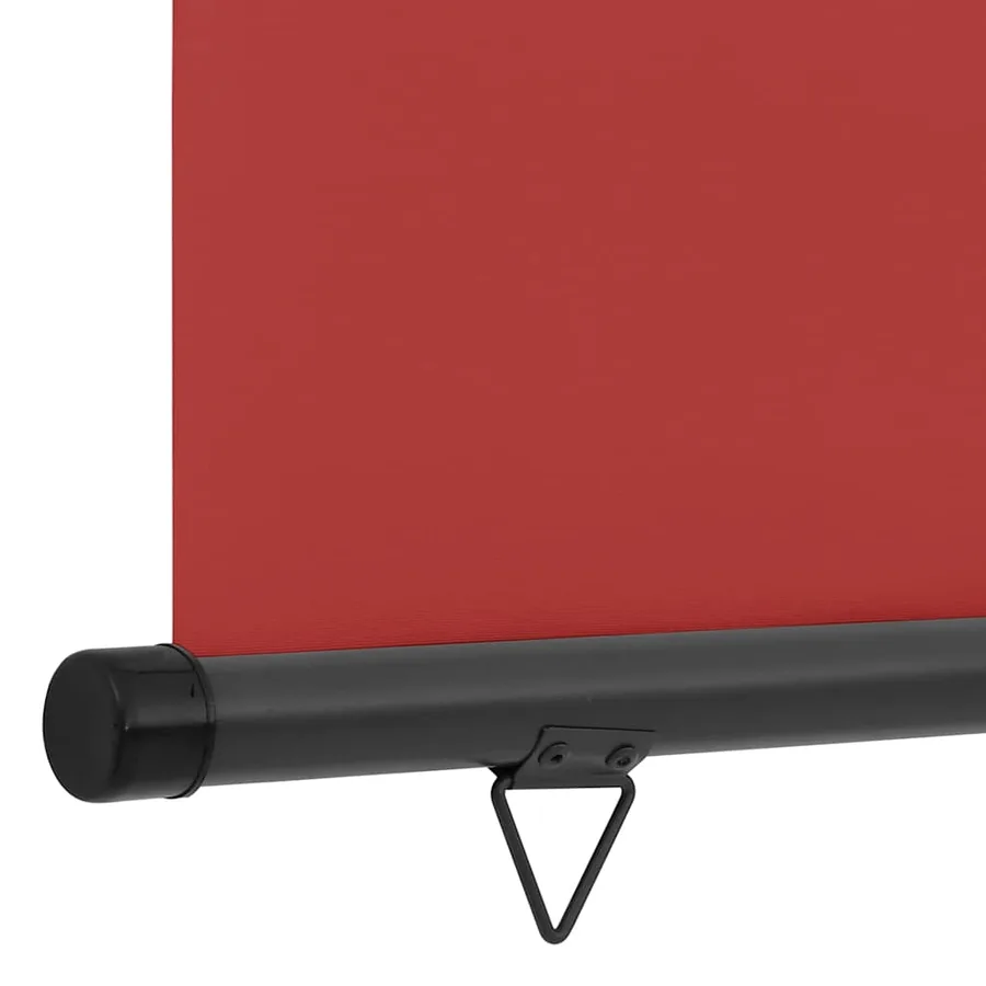Auvent latéral de balcon 125x250 cm Rouge - 7