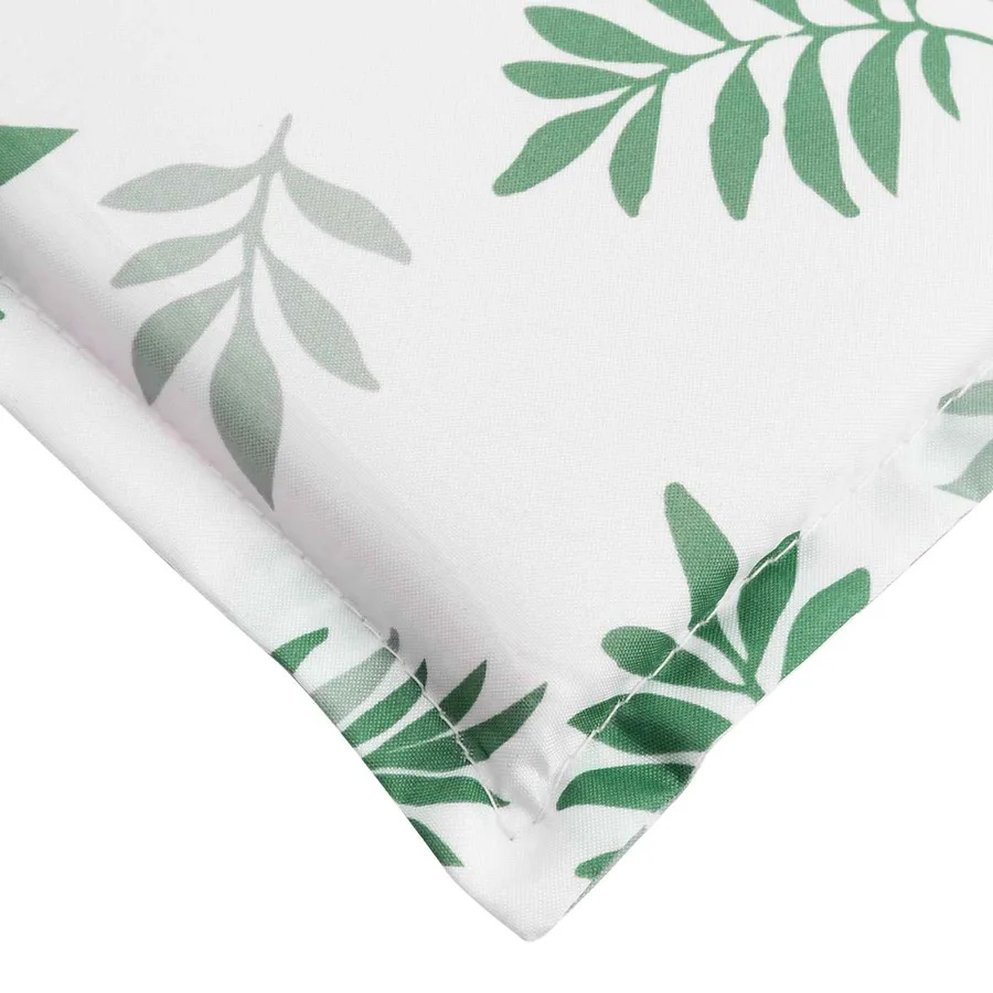 Coussin de transat ensoleillé Blanc et vert 178 x 60 x 4 cm - 5