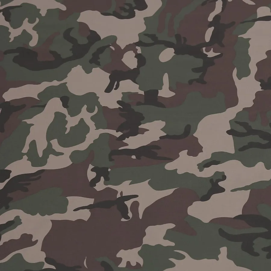 Chaise de jeu avec repose-pied Noir et camouflage Tissu - 14