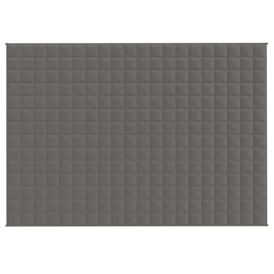 Couverture lestée Gris 137x200 cm 6 kg Tissu - 3