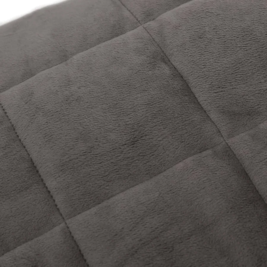 Couverture lestée Gris 137x200 cm 6 kg Tissu - 4