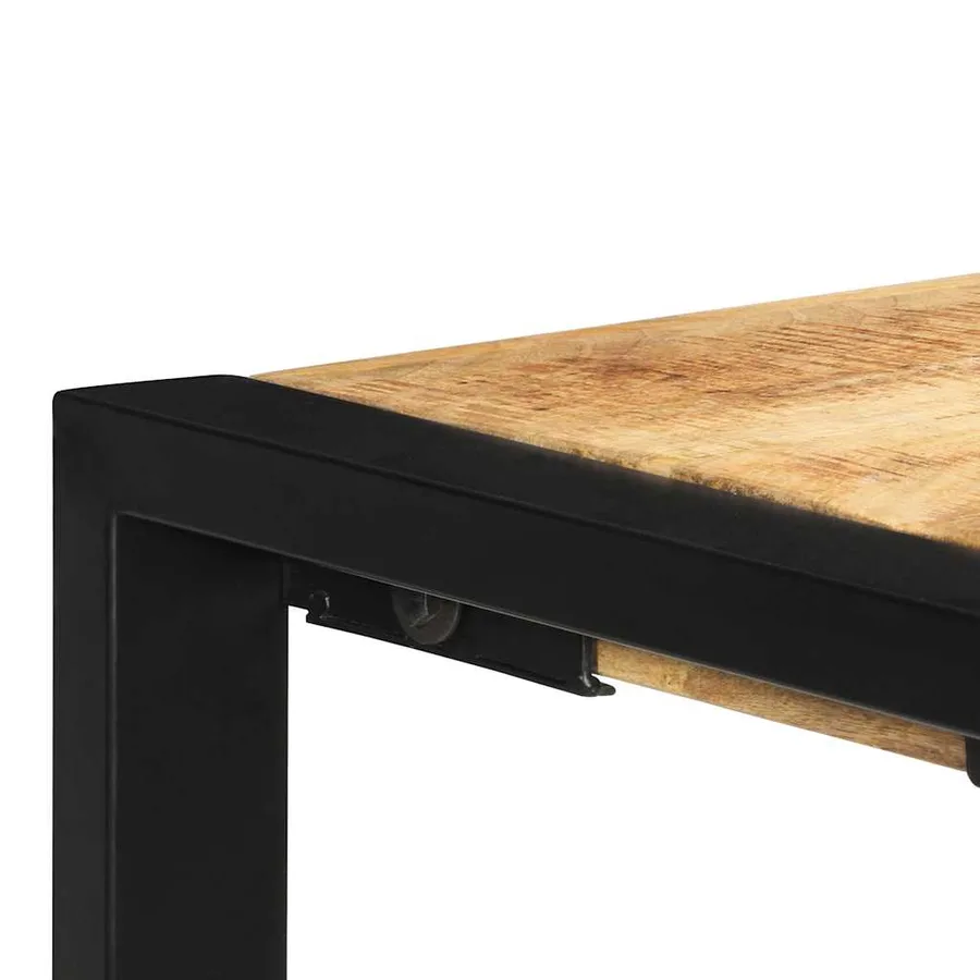Table console 110x35x76 cm Bois de manguier massif - 4