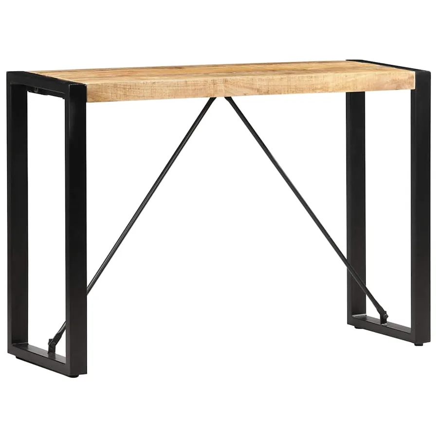 Table console 110x35x76 cm Bois de manguier massif - 7
