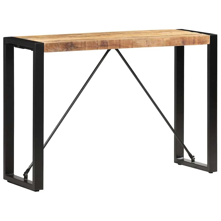 Table console 110x35x76 cm Bois de manguier massif - 8