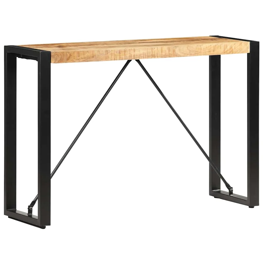 Table console 110x35x76 cm Bois de manguier massif - 9