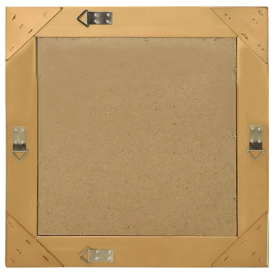 Miroir mural style baroque 50x50 cm Doré - 3