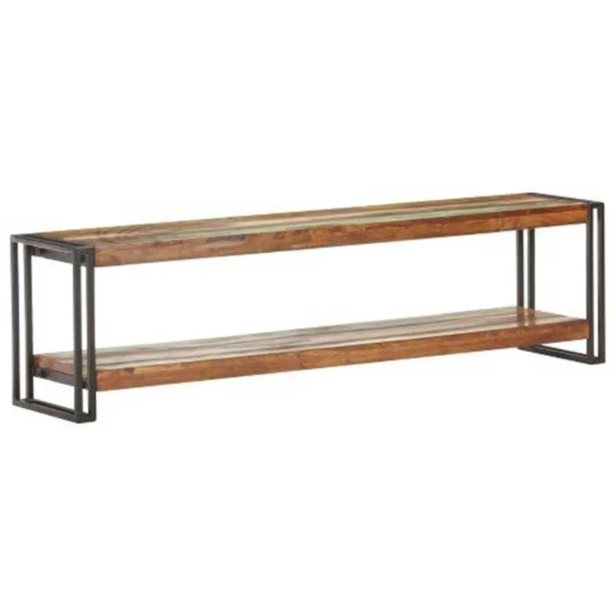 Meuble TV 150x30x40 cm Bois de récupération massif - 6